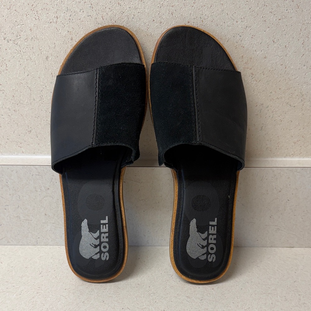 Sorel Ella II Block Slide Sandals for Women